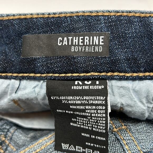 KUT From the Kloth Women's Catherine Boyfriend Medium Wash Jeans Size 2 - Picture 15 of 16